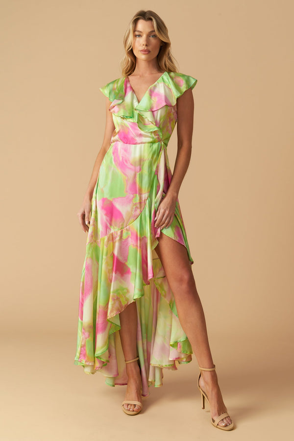 la-bebe-woven-satin-maxi-dress Flying Tomato-Sophia's StyleDRESSES-1
